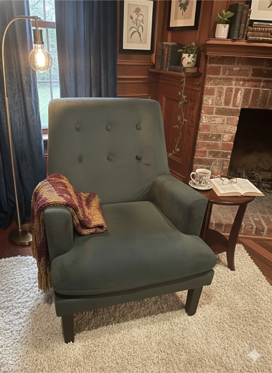 Green Armchair