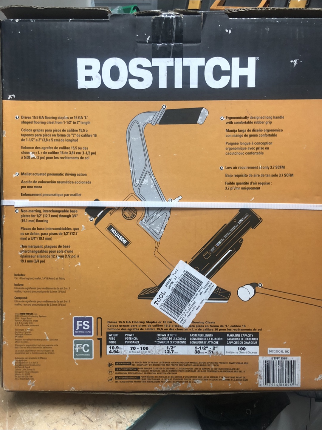 Bostitch 2-in-1 Flooring Tool BTFP12569