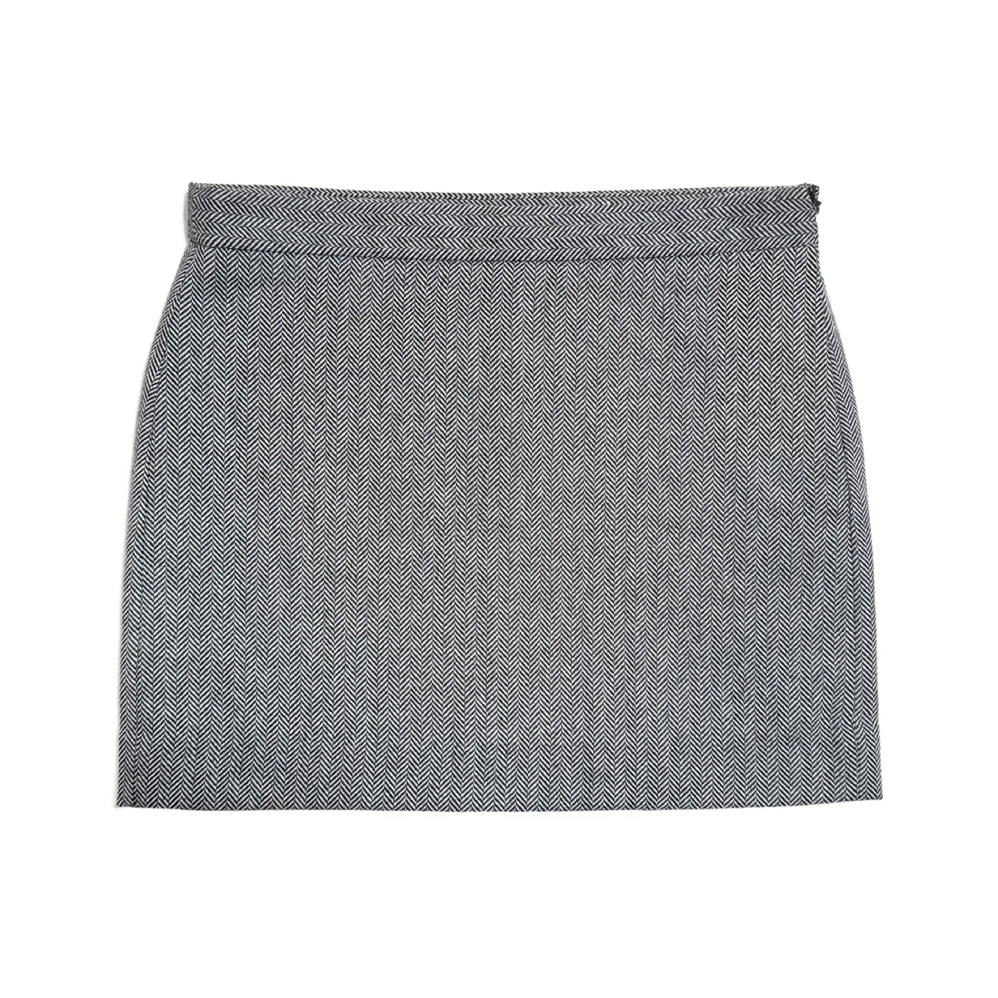 GAP Wool Blend Herringbone Mini Skirt (US 8)