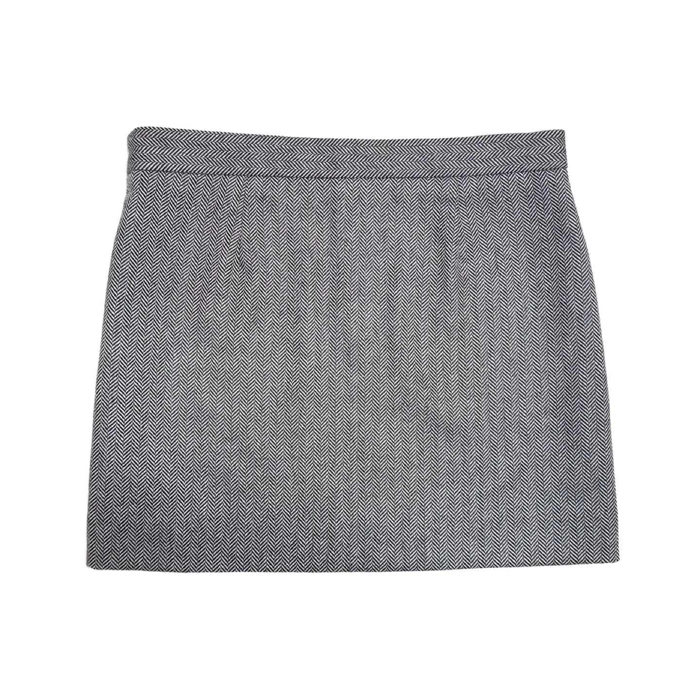 GAP Wool Blend Herringbone Mini Skirt (US 8) image indicator(2)