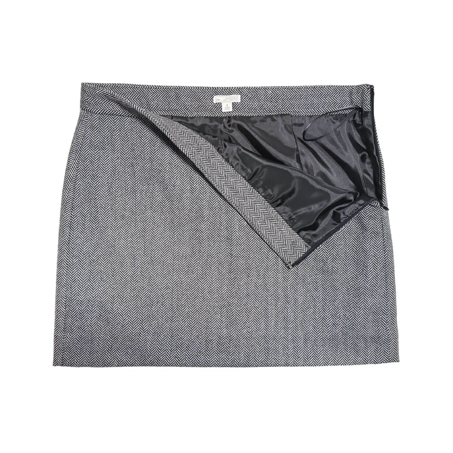 GAP Wool Blend Herringbone Mini Skirt (US 8) image indicator(3)