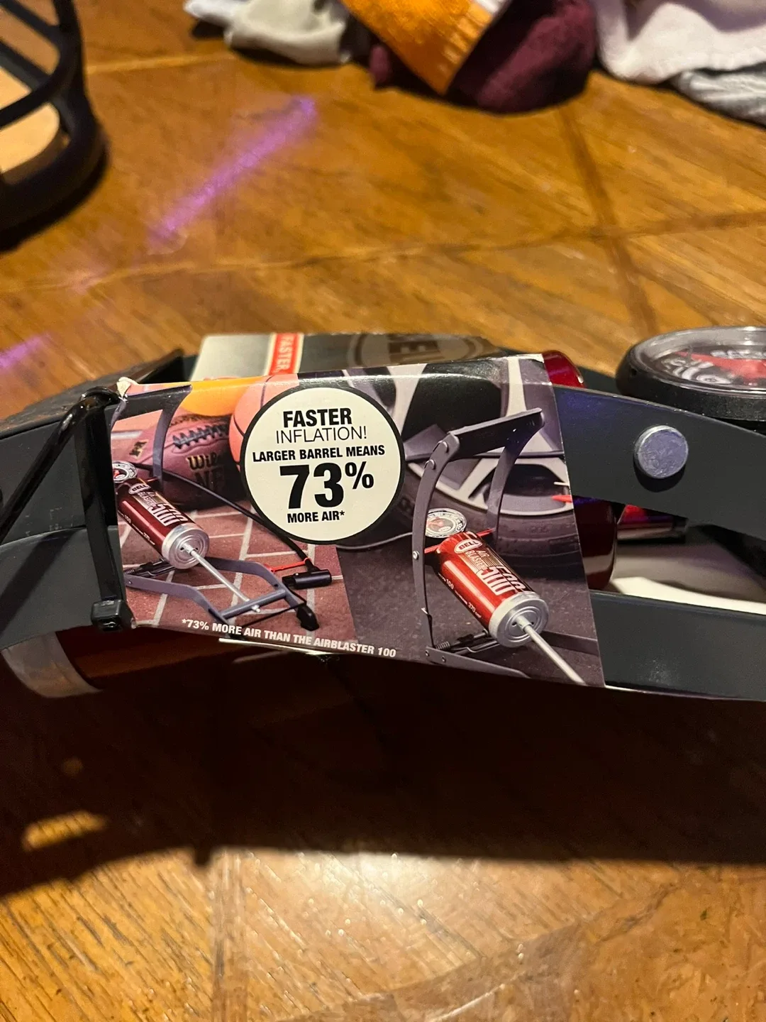 Bell Airblaster 600 Foot Pump with Gauge