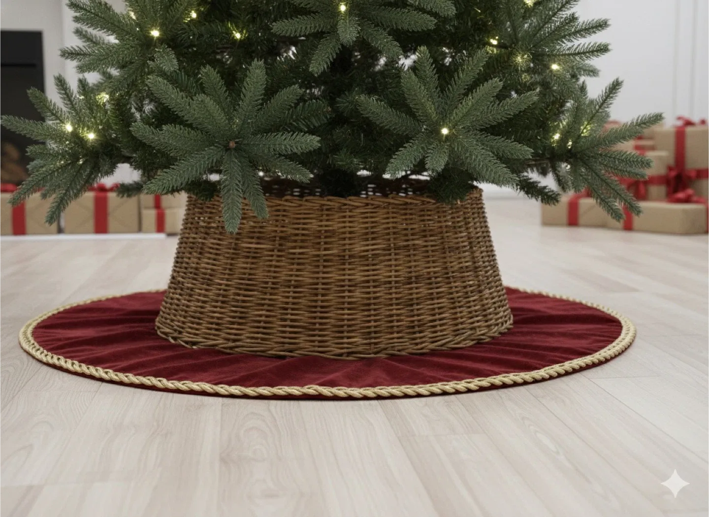 Woven Christmas Tree Collar