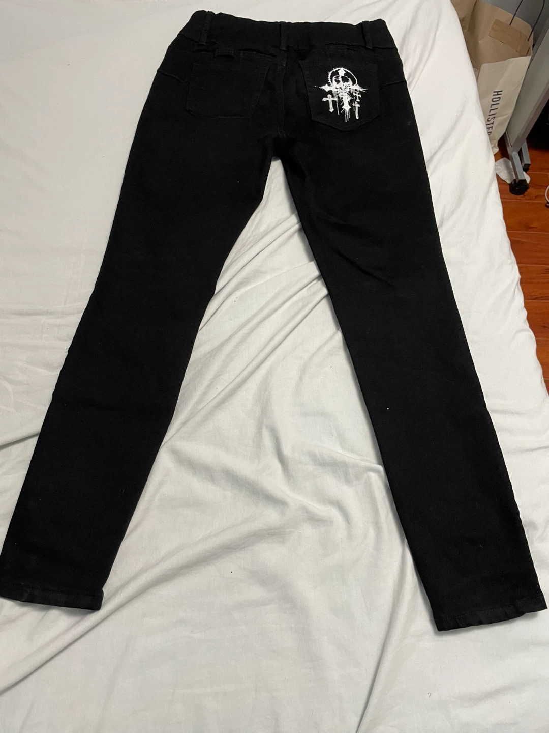 Black Jeans with Patches - photo 2