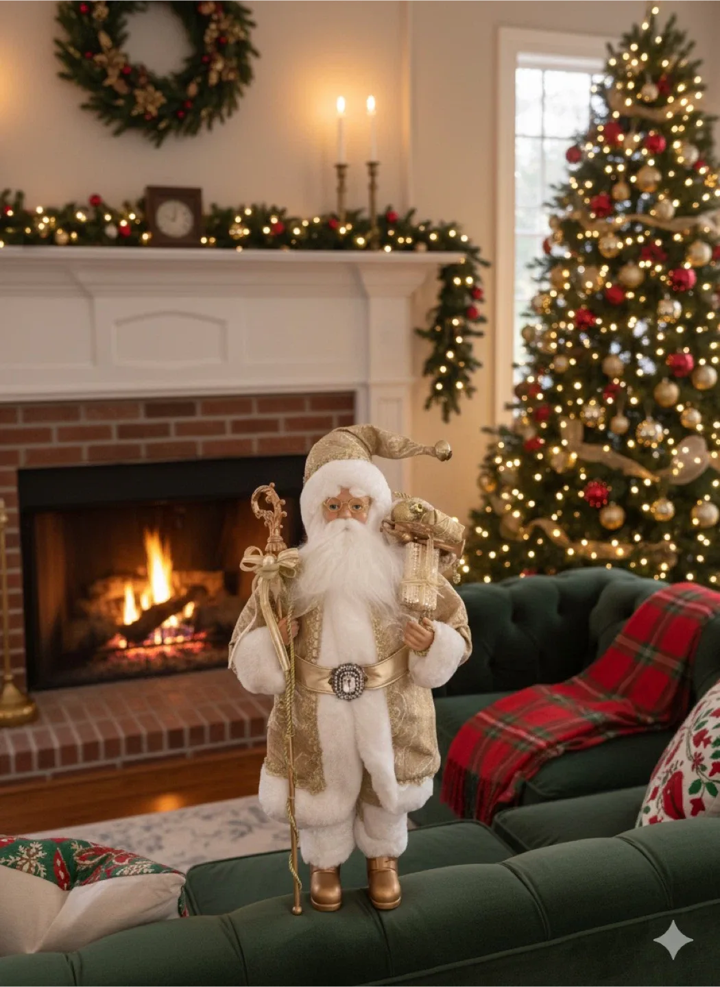 Santa Père Noël Decorative Figurine