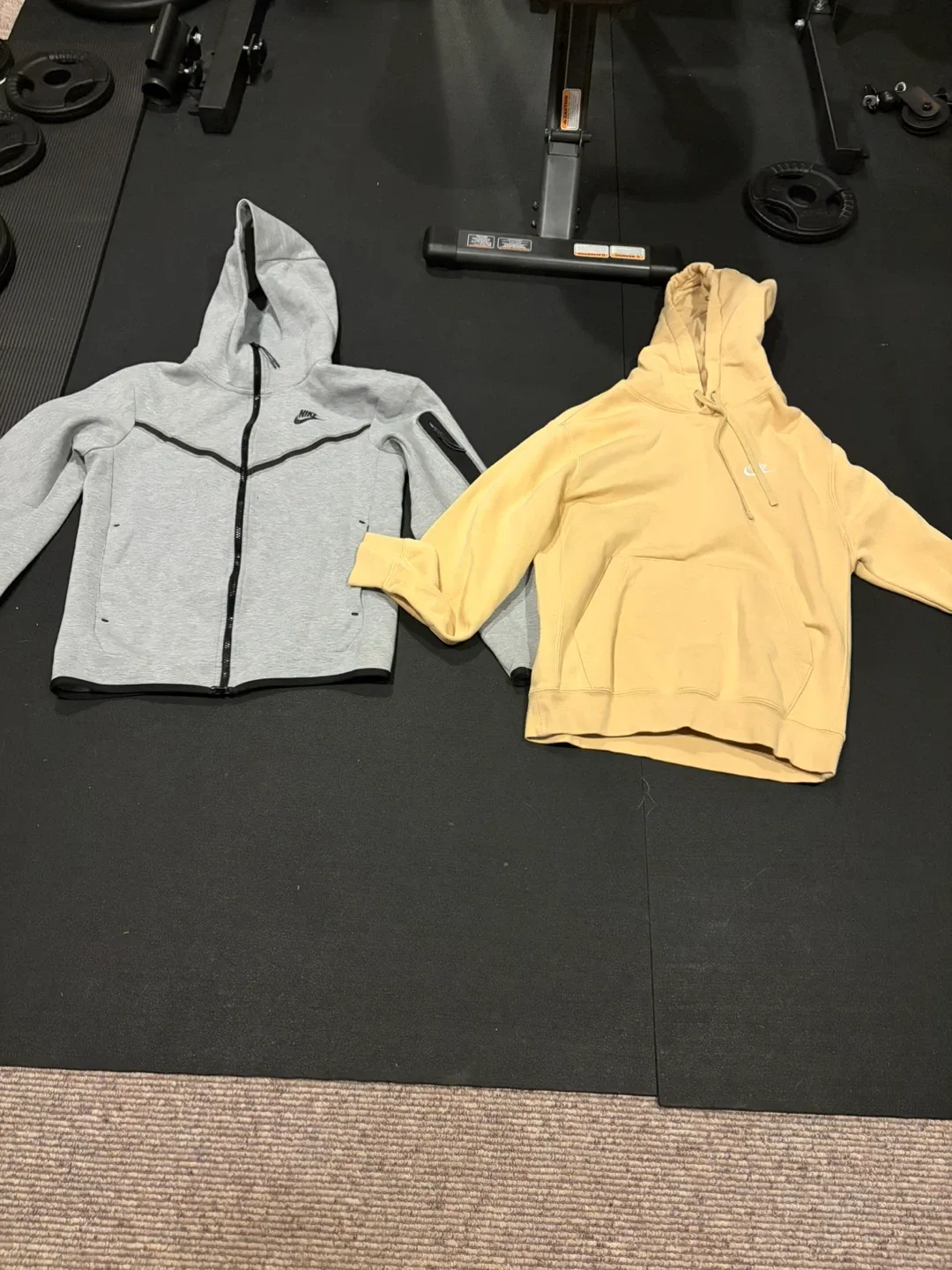 Assorted Hoodies: Nike Tech Fleece, Thrasher, UNC