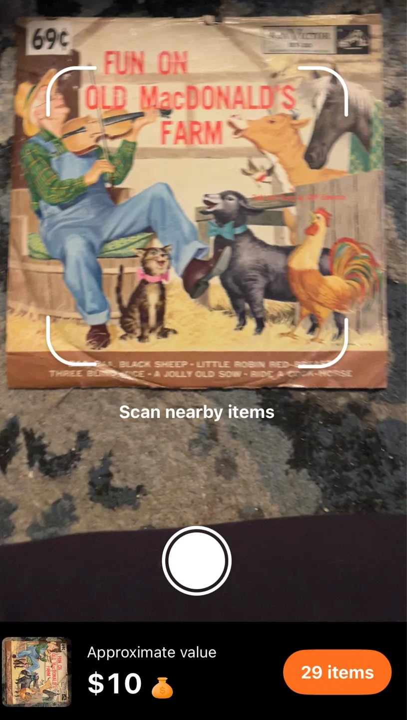 Fun on Old MacDonald's Farm Vinyl Record image indicator(2)