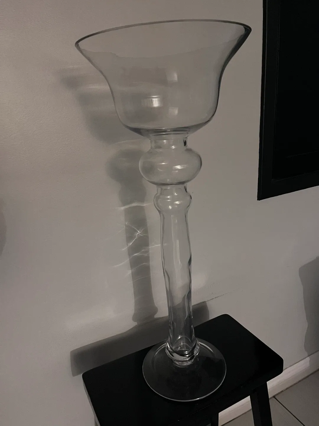 Tall Glass Decorative Vase image indicator(2)