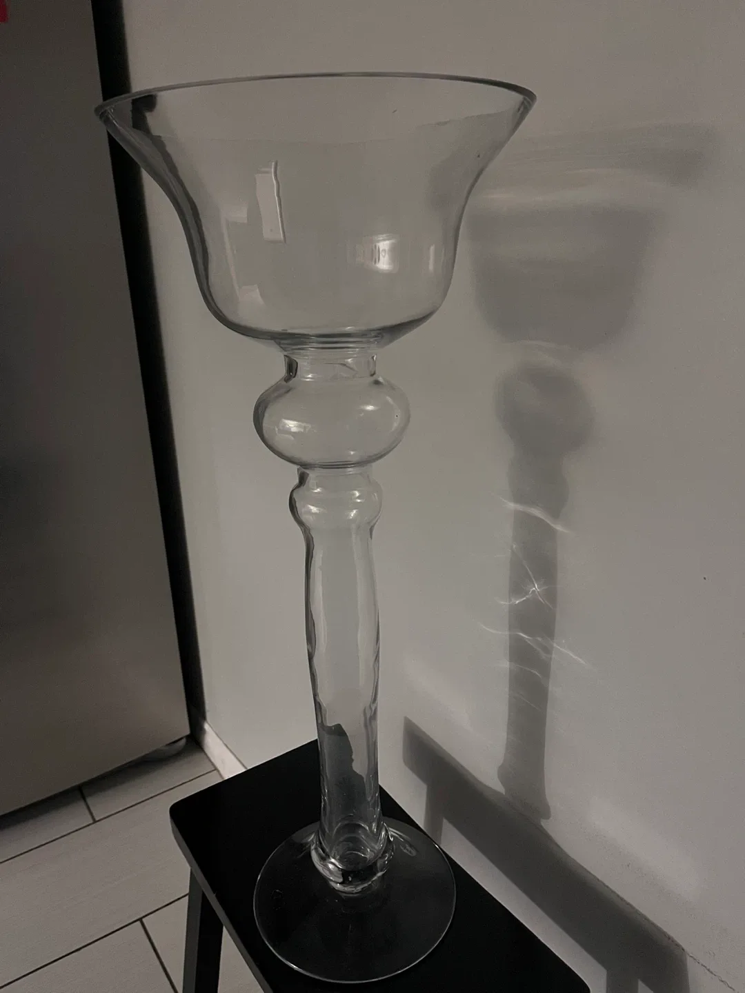 Tall Glass Decorative Vase