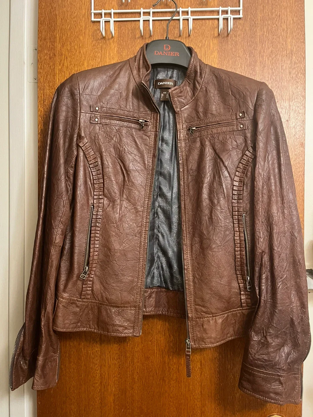 Danier Brown Leather Jacket for Woman