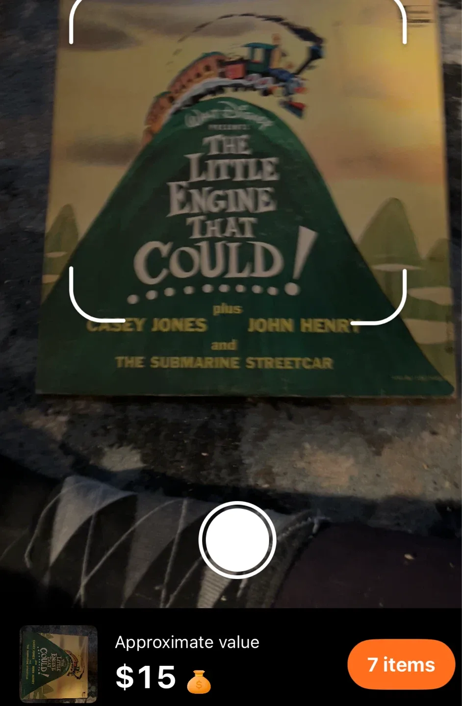 Walt Disney's The Little Engine That Could Vinyl Record image indicator(2)