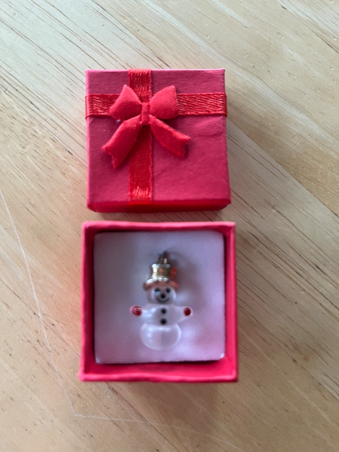 Snowman Pendant Necklace, Silver - photo 2