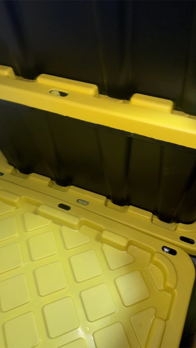Yellow Storage Container.  12 pcs. X$100