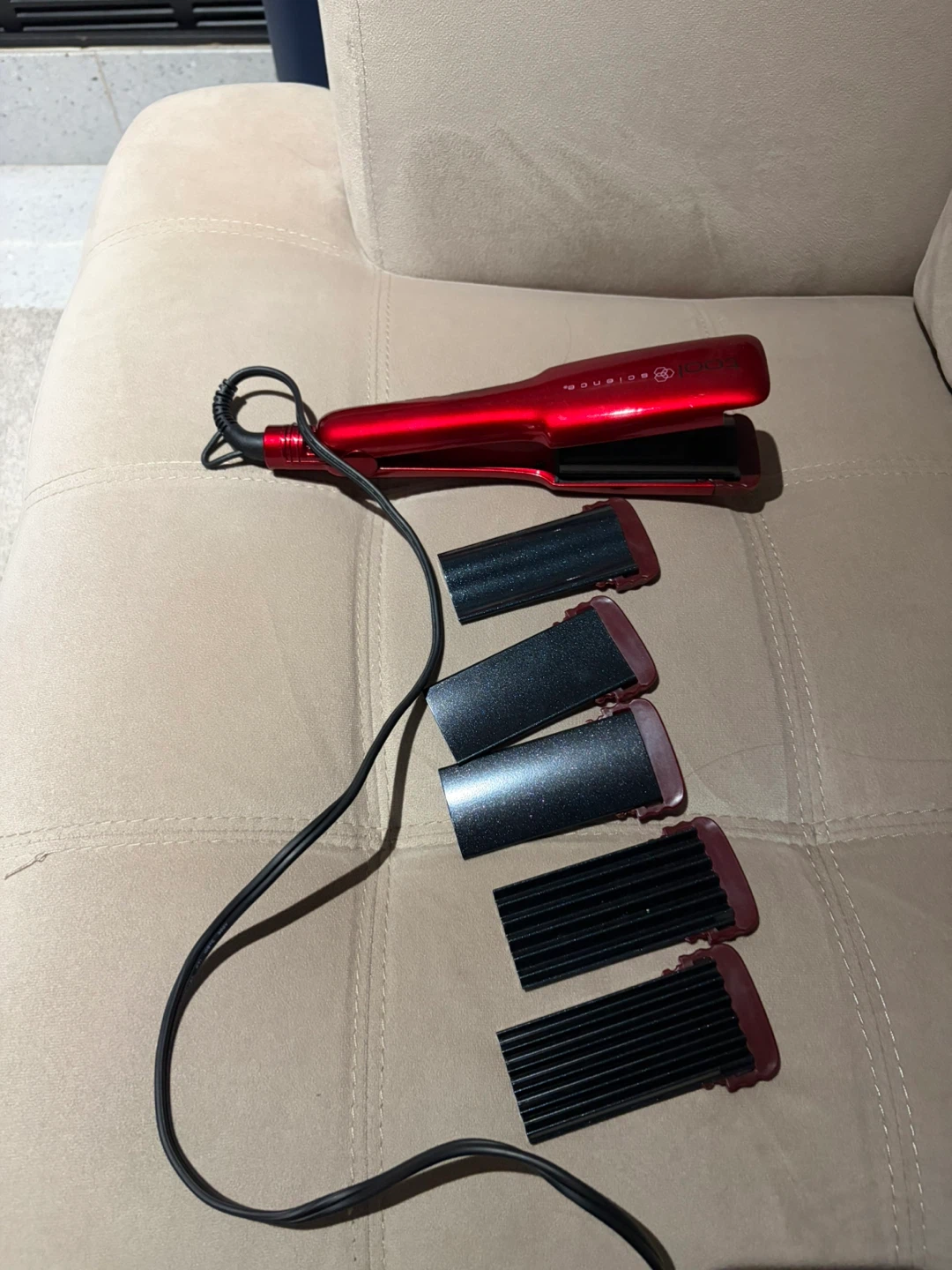 SOOLSCIENCE Hair Waver with 4 Interchangeable Barrels