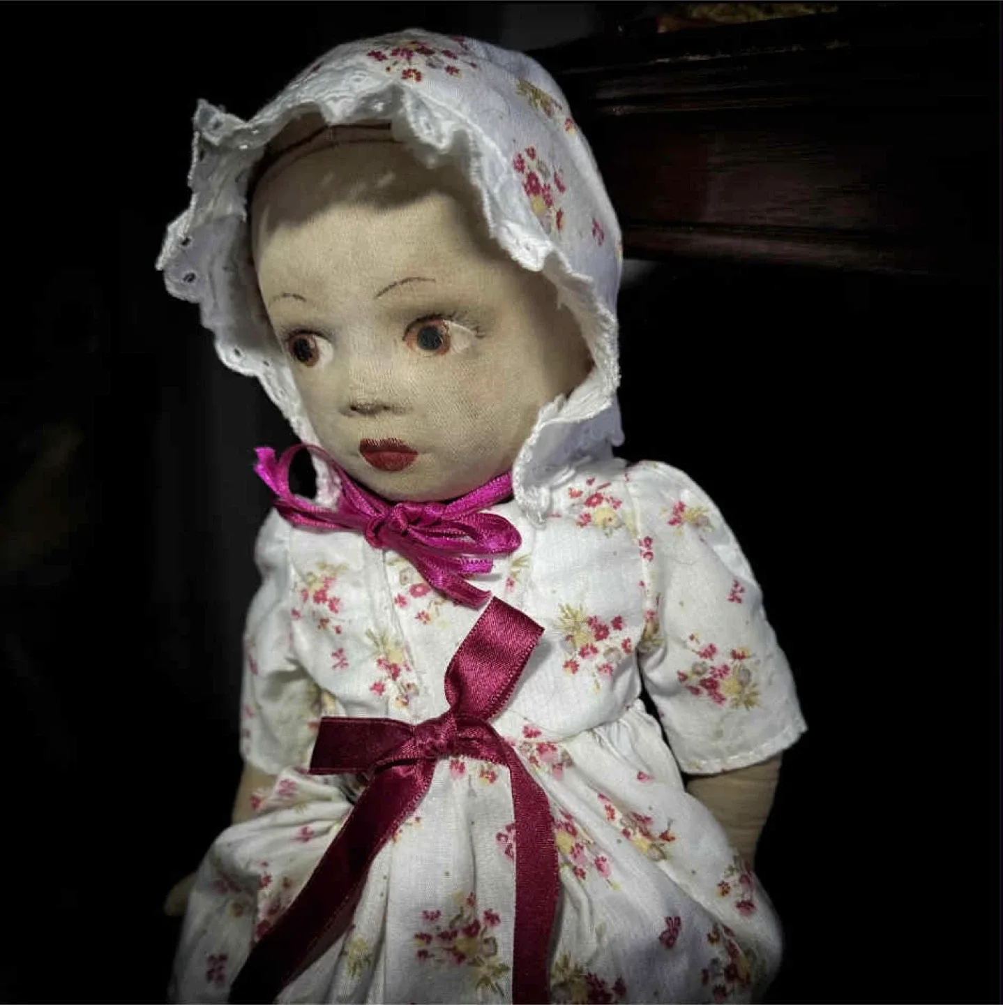 RARE Antique Vintage 1930's Chad Valley Plush Doll image indicator(3)