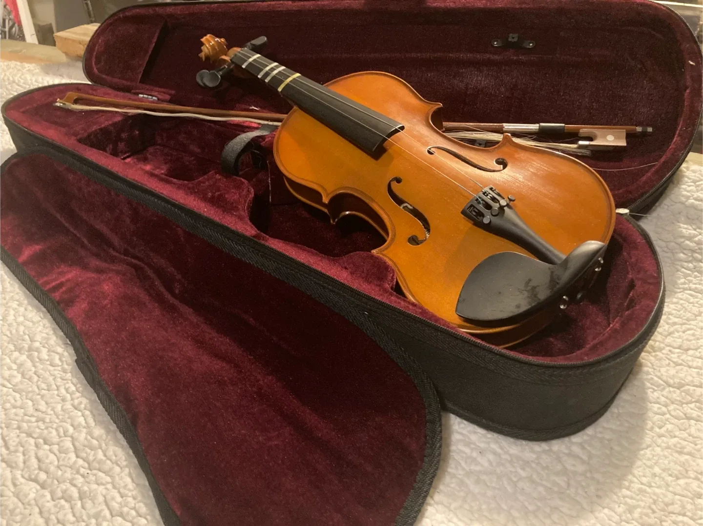 Violin, Bow, and Case