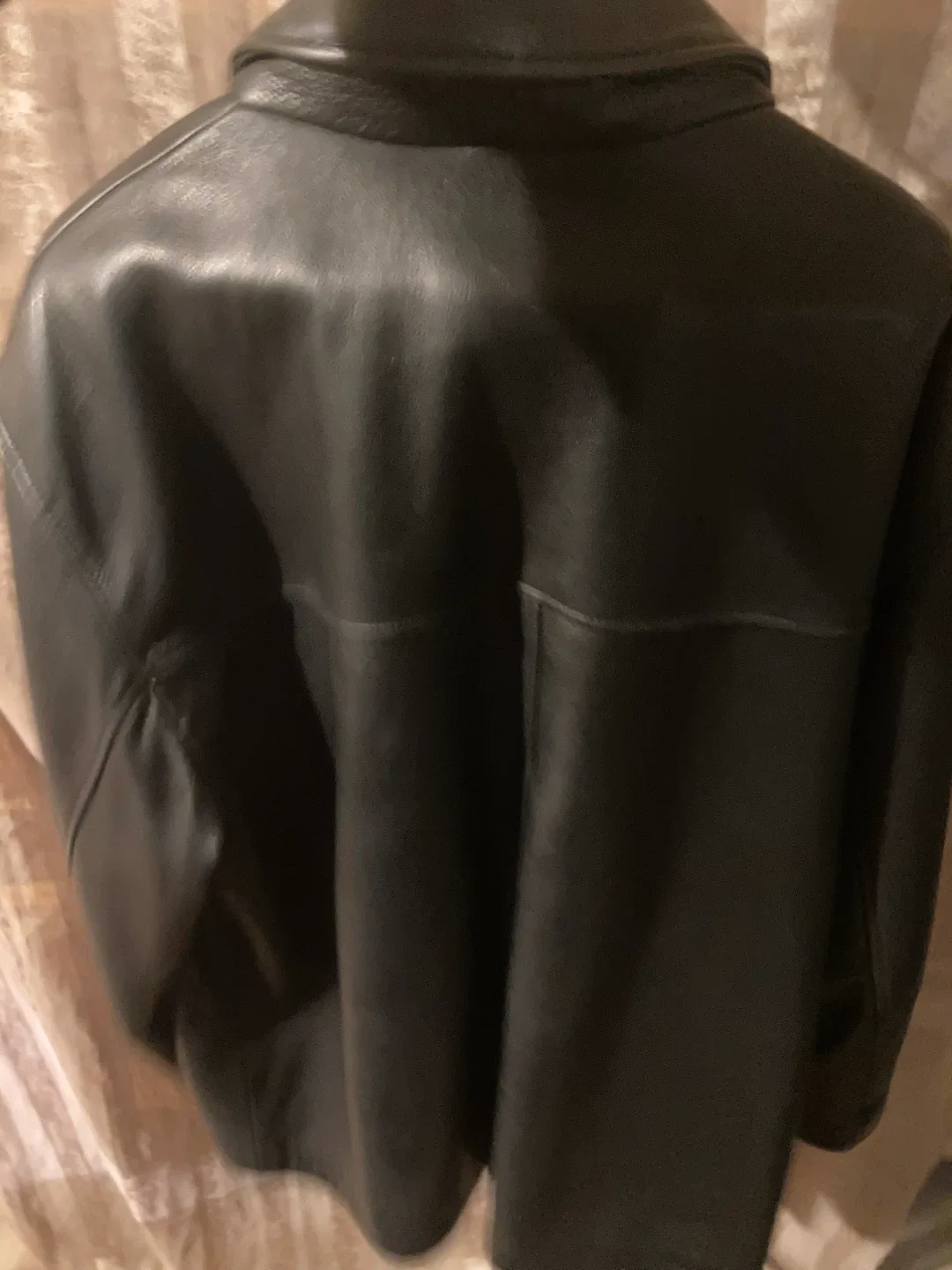 Vintage Black Leather Danier Jacket image indicator(2)