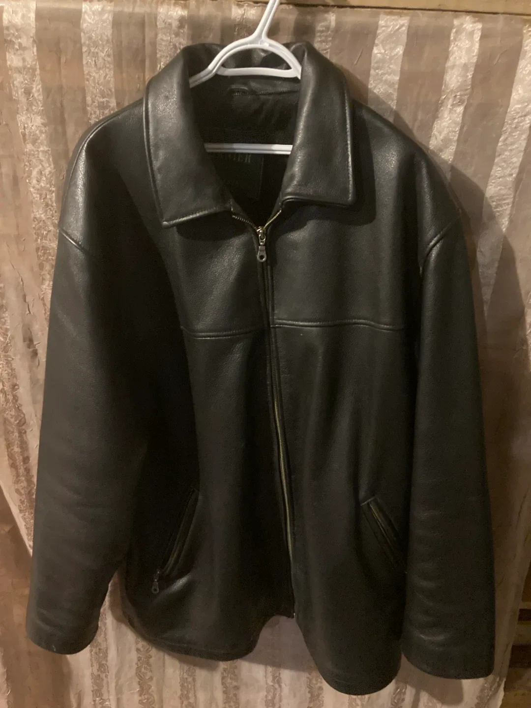Vintage Black Leather Danier Jacket