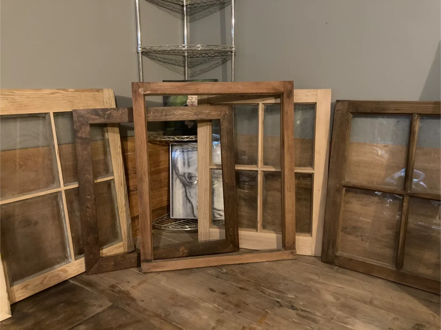 Vintage Barn Wood Windows and Frames