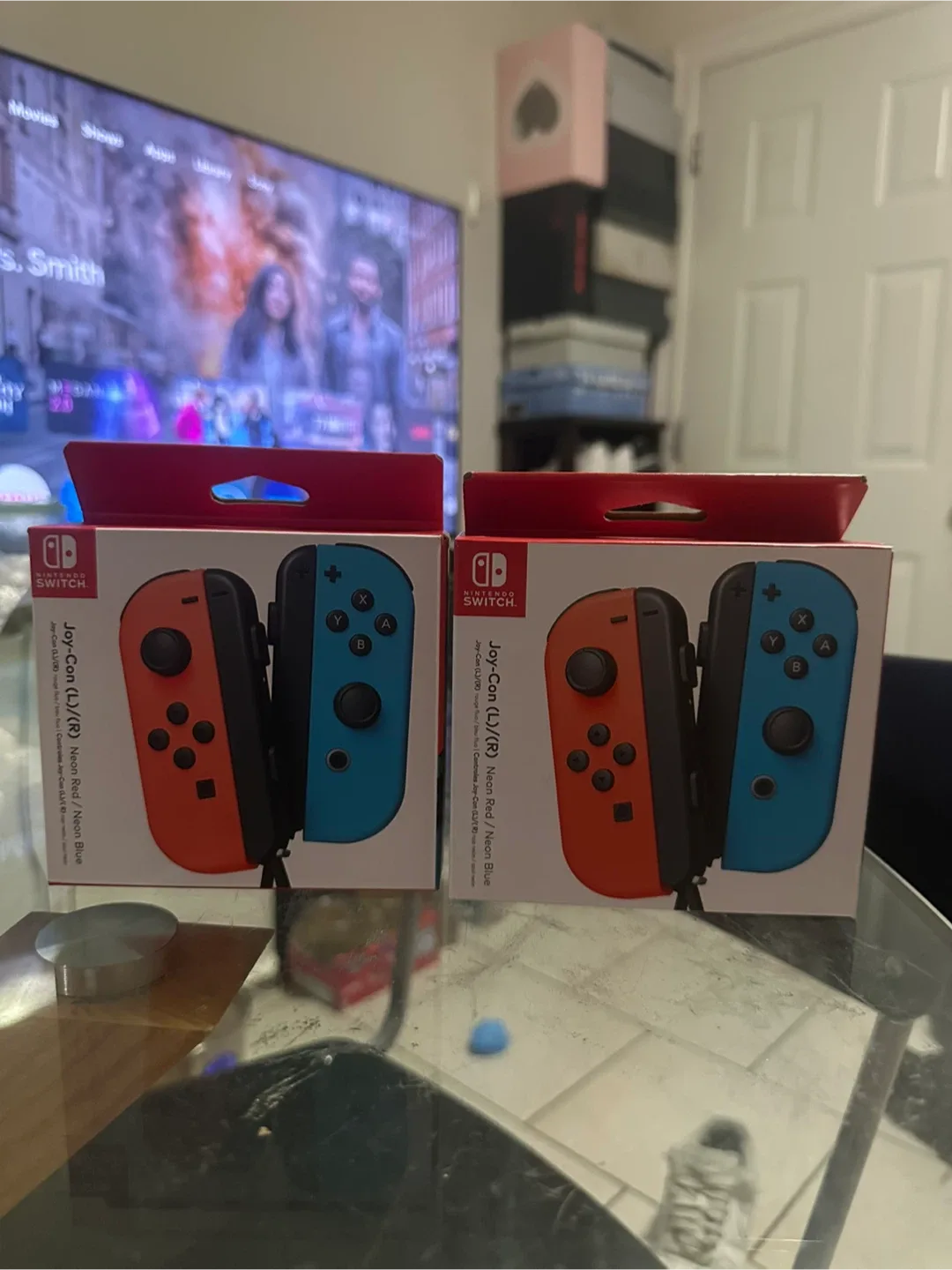 New Nintendo Switch Joy-Con (L/R) Neon Red/Neon Blue