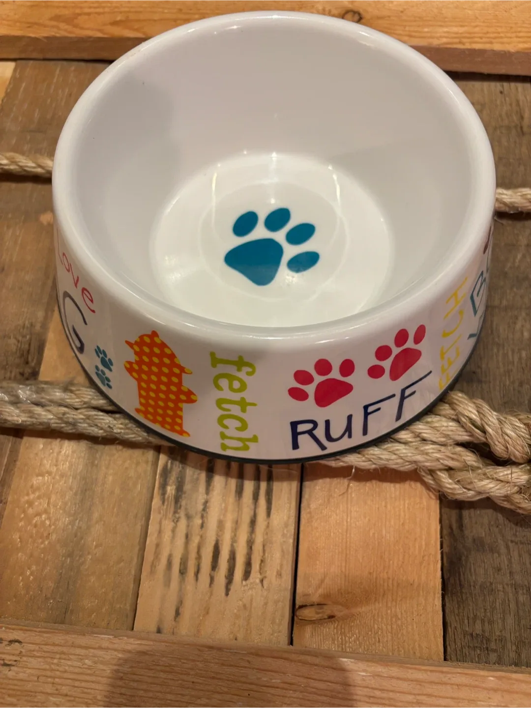 🐶 Cute “Good Dog” Colourful Puppy Bowl - Just under 8” 🦴 image indicator(5)