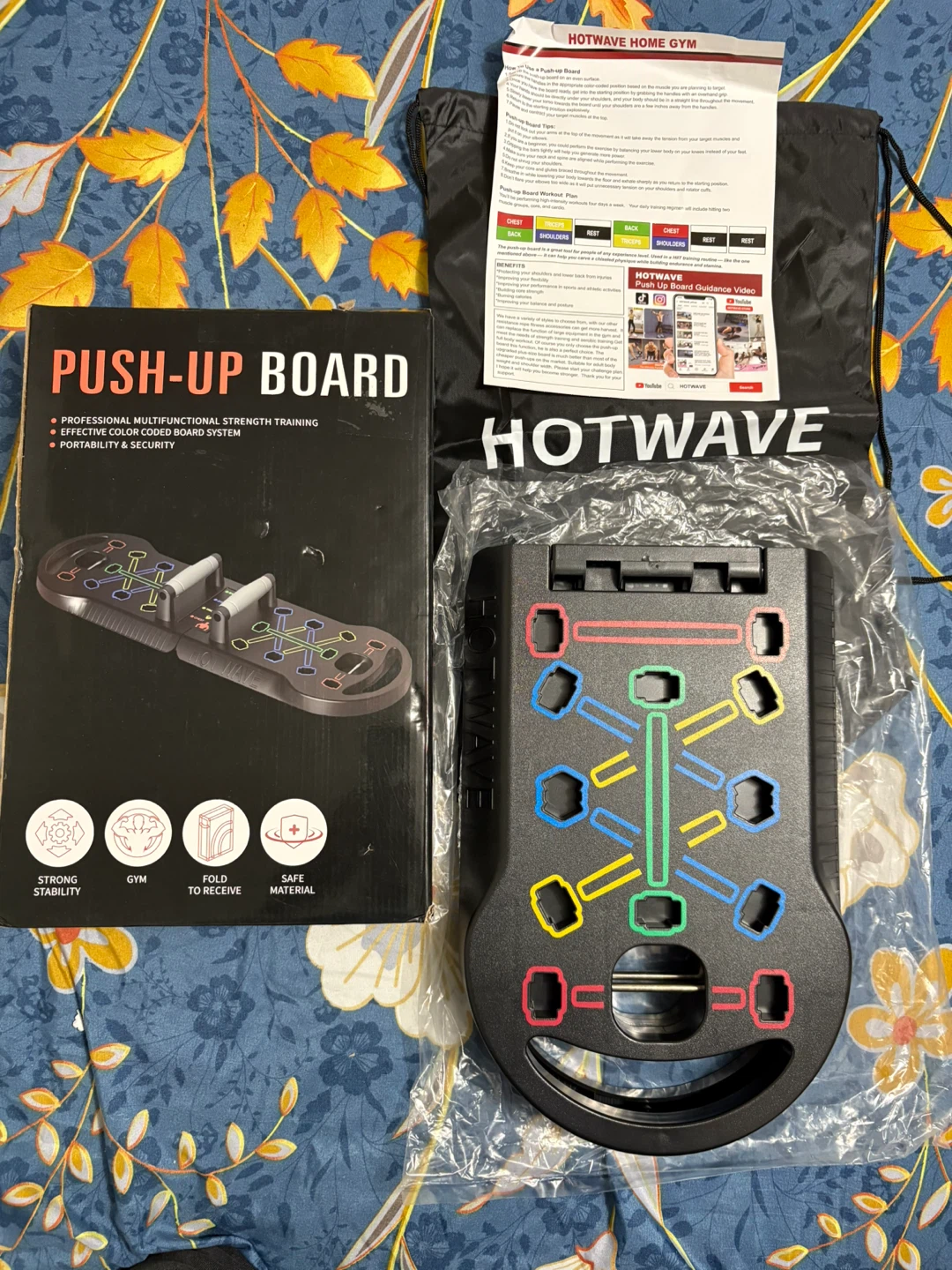 Brand New - Hotwave Push-Up Board, Multifunctional