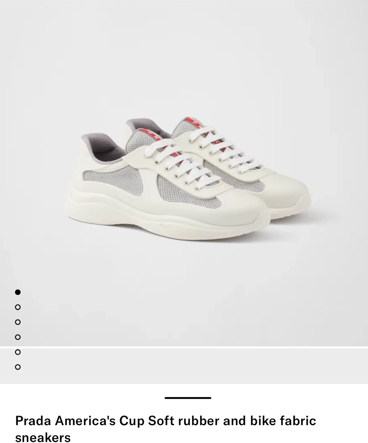 Prada America's Cup Sneakers - Size 35 image indicator(3)