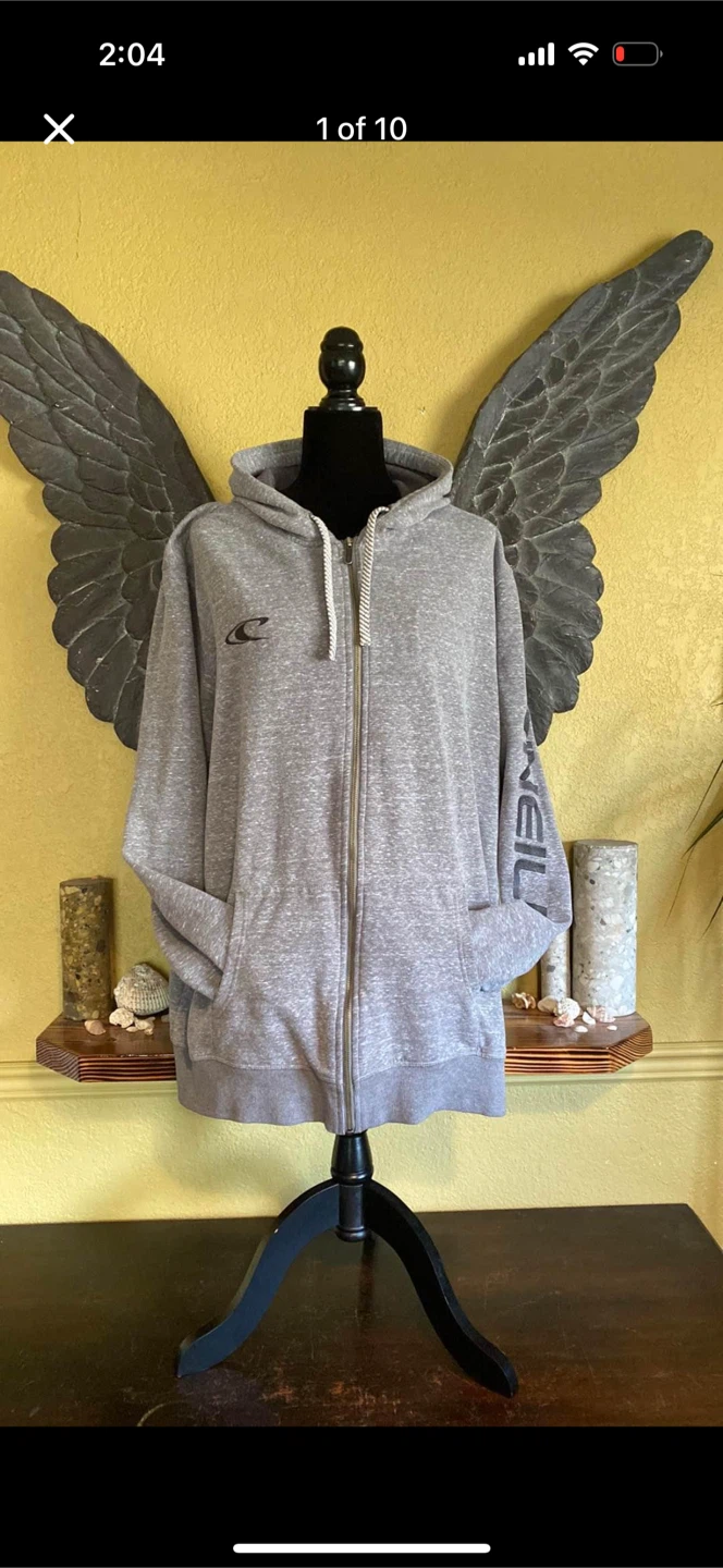 O’Neill Marled Zip Up Sweater