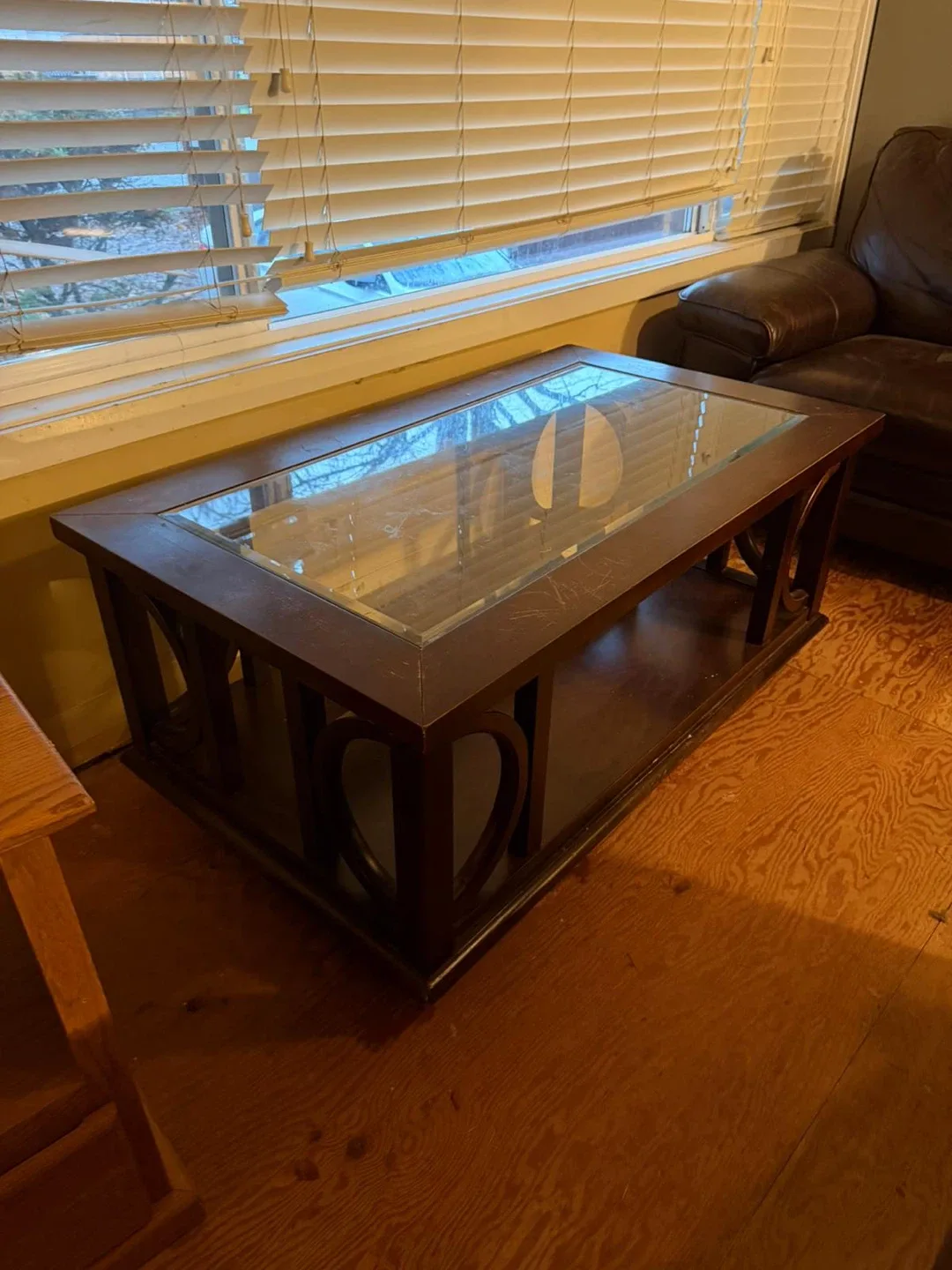 Glass Top Coffee Table