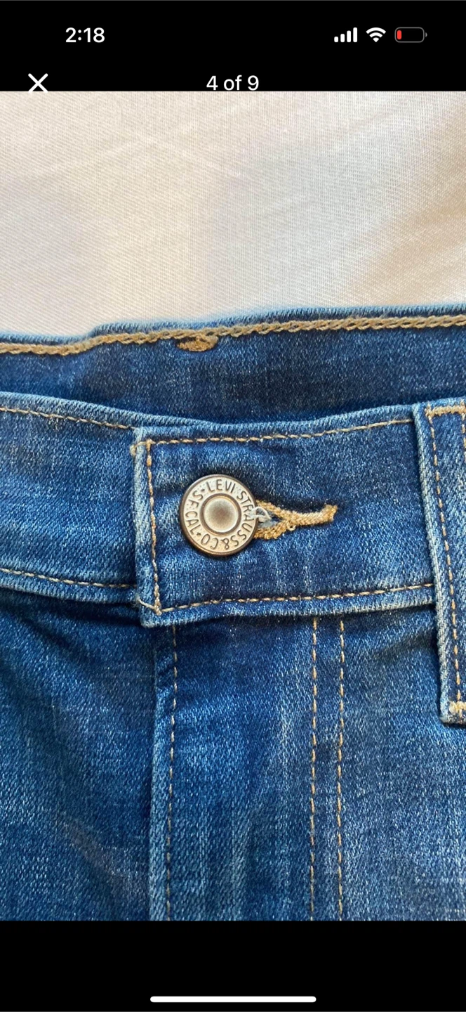 Levi’s Stretchy Distressed Cut Off Shorts - photo 4