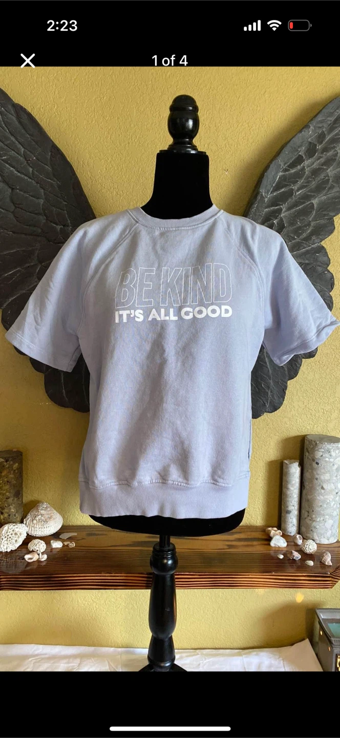 H&M Light Baby Blue Sweat Shirt Sweater
