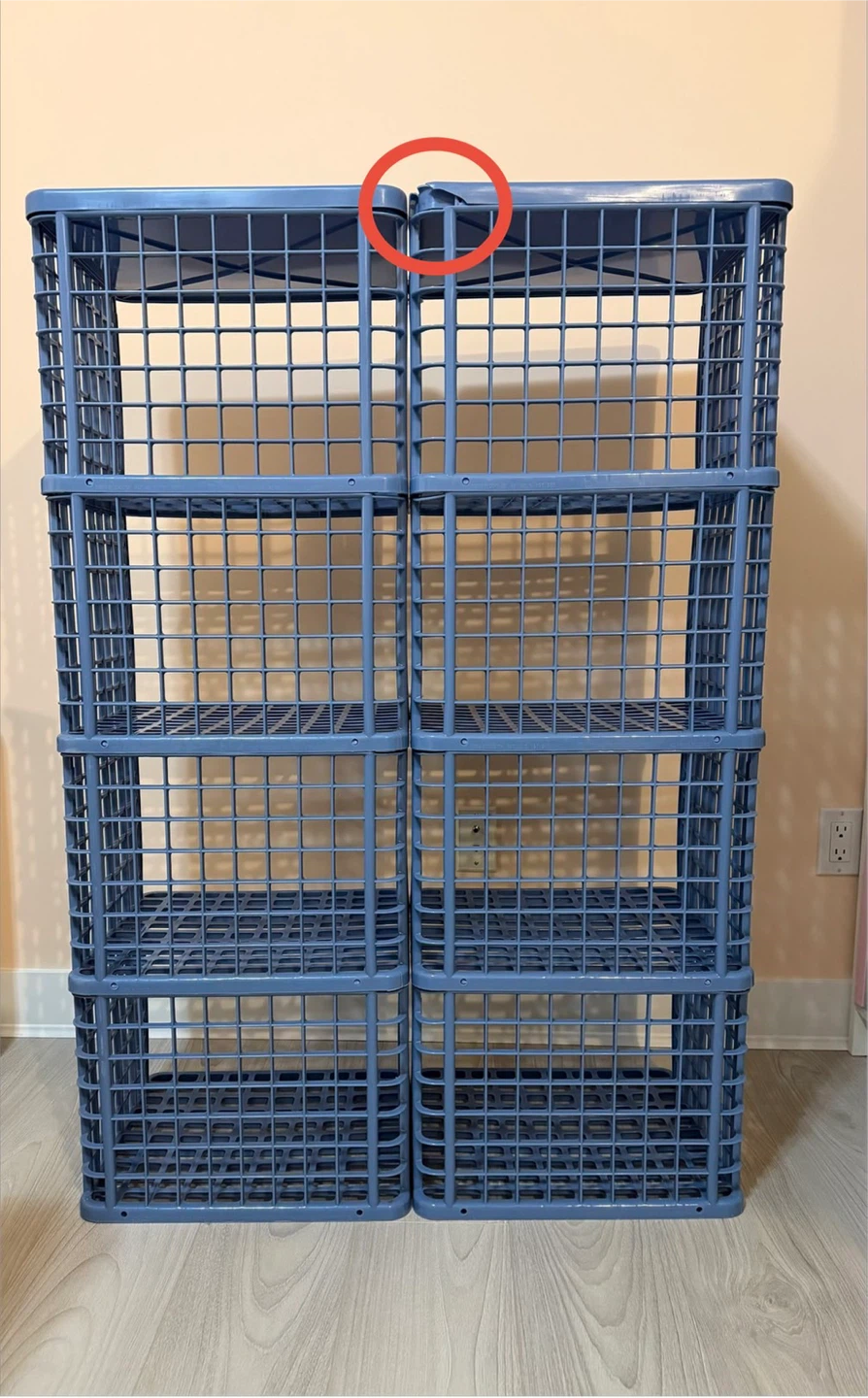 Plastic Shelf Unit - 84x122x38cm - photo 4