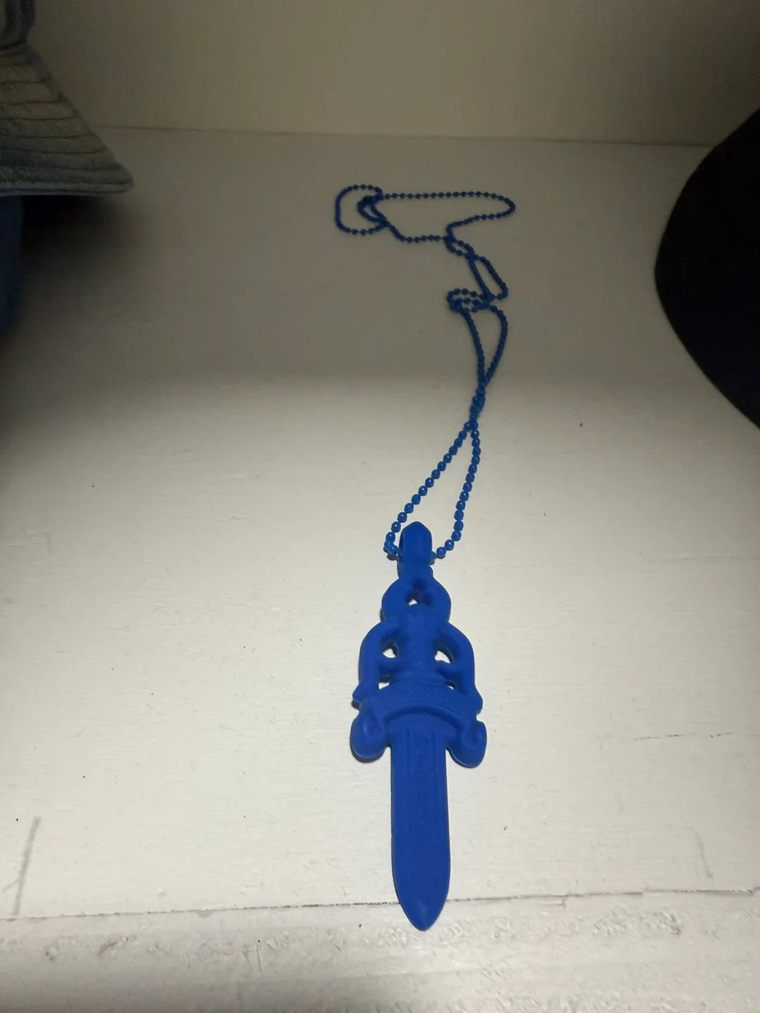 Blue Chrome Hearts Necklace