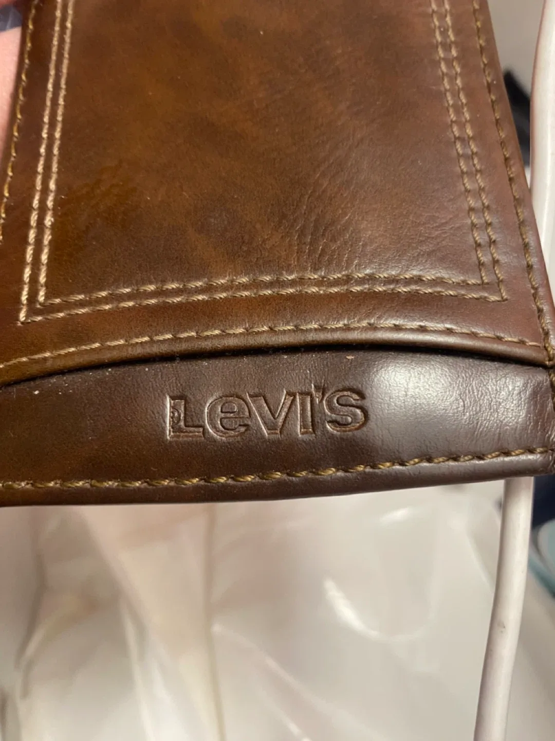 Levi's Brown Leather Wallet
