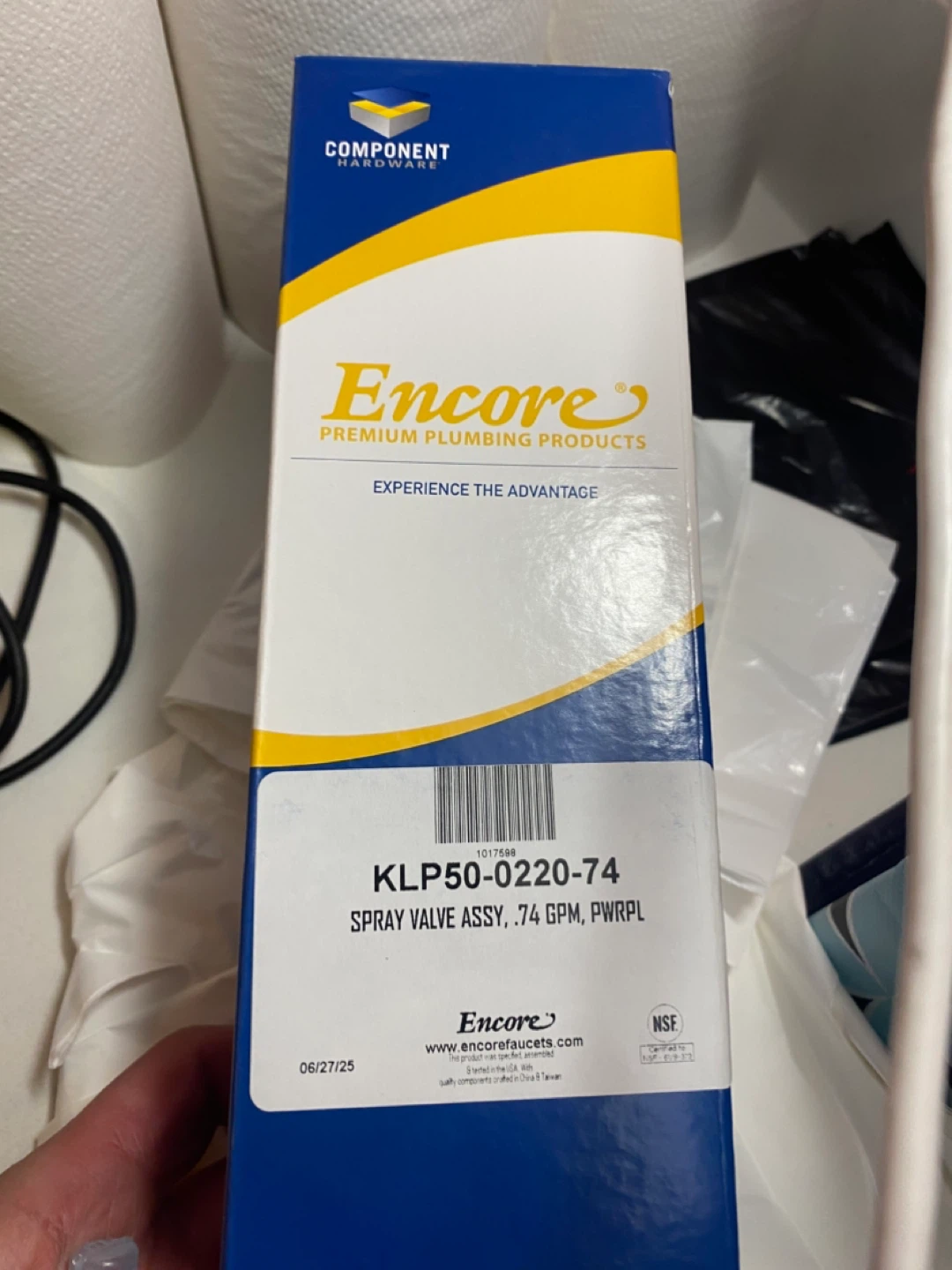 Encore KLP50-0220-74 Spray Valve Assembly - NEW! - photo 3