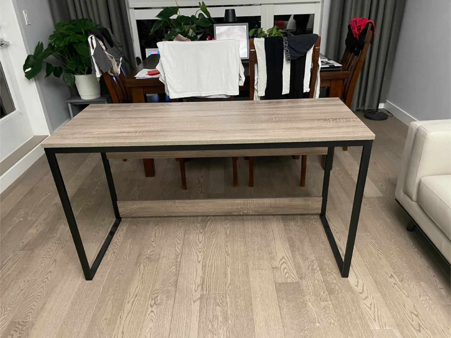 Wood & Metal Frame Desk - photo 3