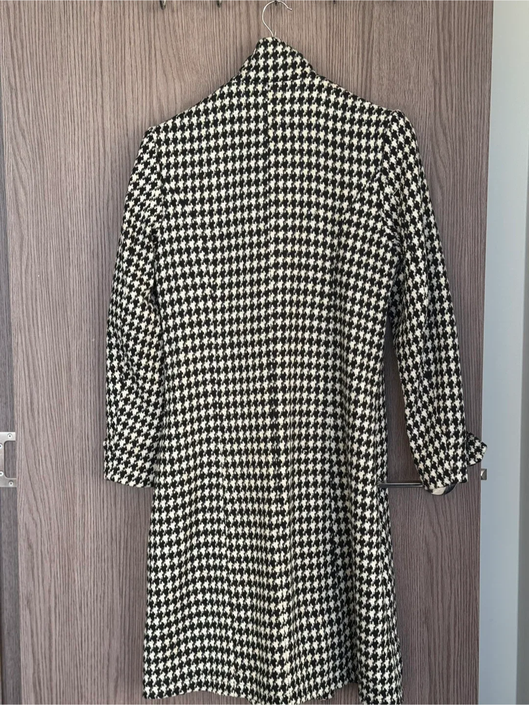 WOS Houndstooth Double Breasted Stylish Coat - Fall/Winter image indicator(6)