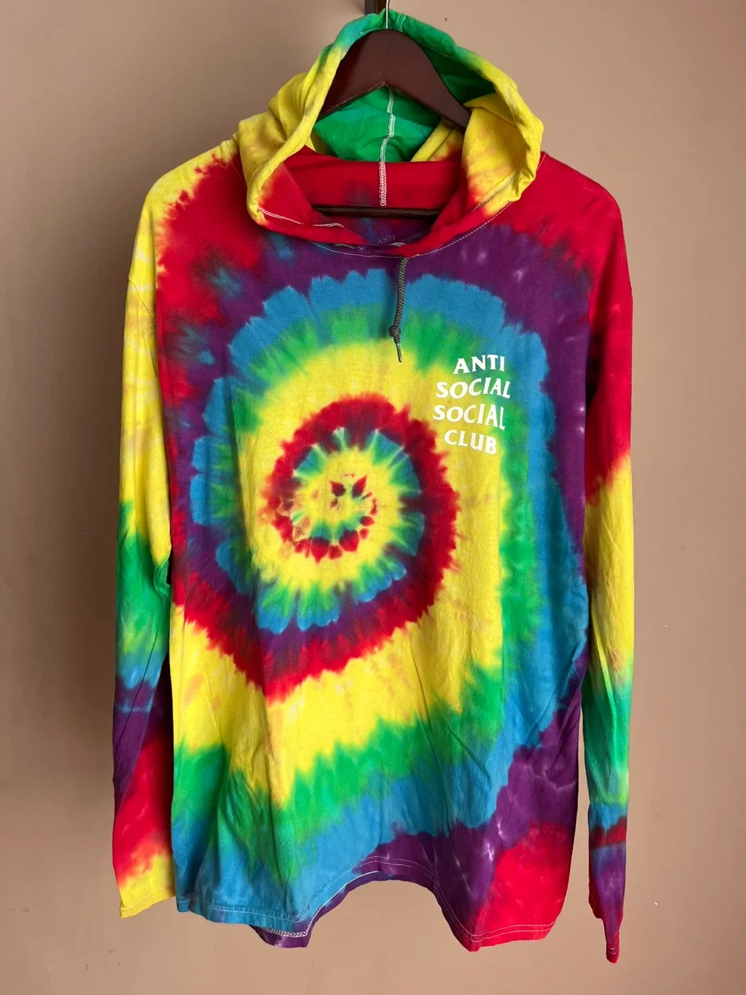 Anti Social Social Club Tie Dye Hoodie - Large
