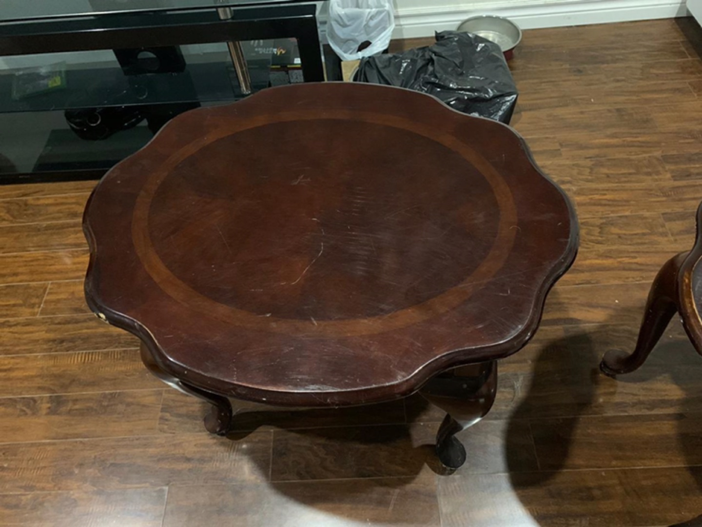 Round Wooden End Tables - Set of 2 - photo 2