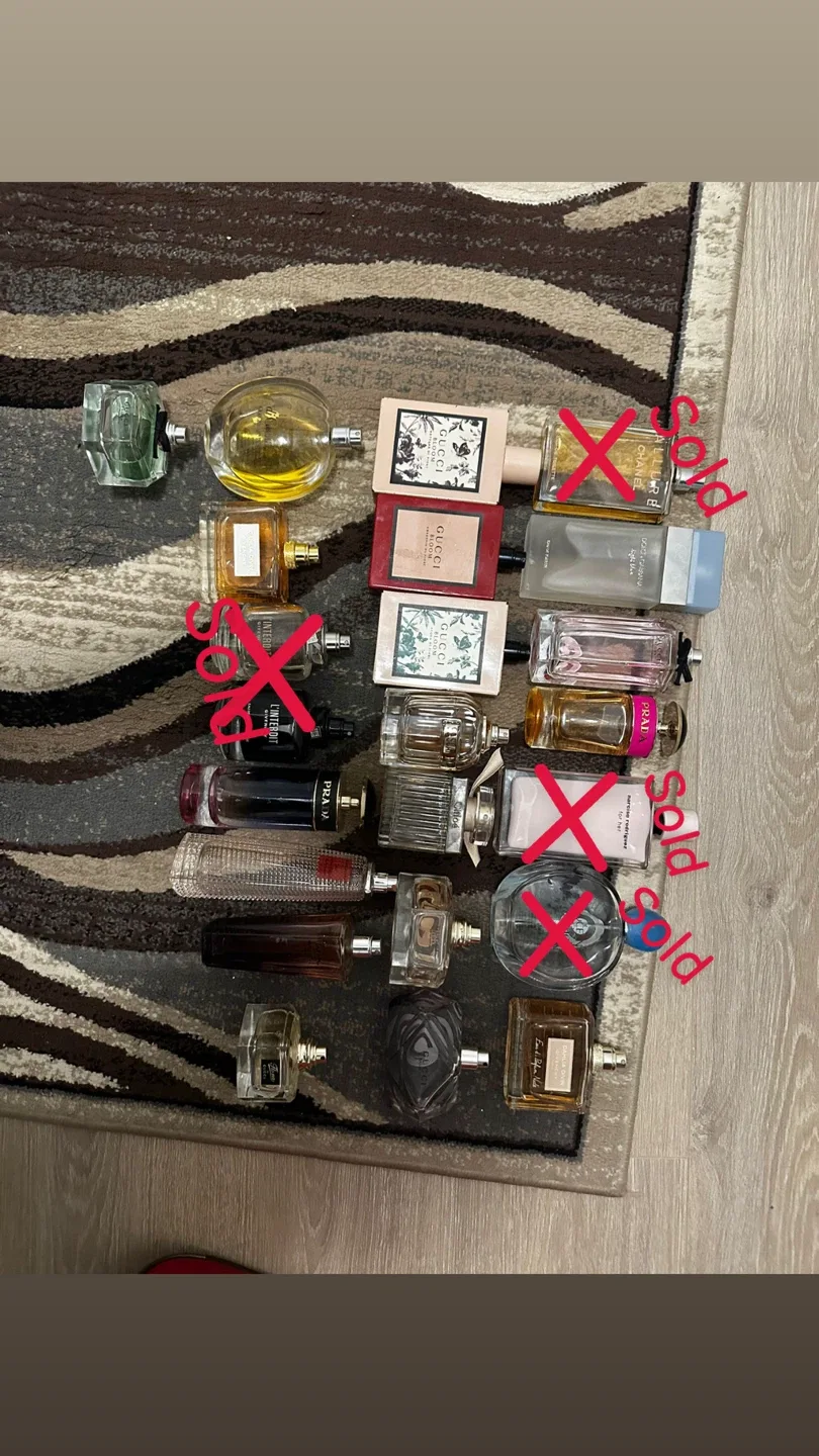 Mixed Perfume Lot: Chanel, Gucci, Givenchy & More!