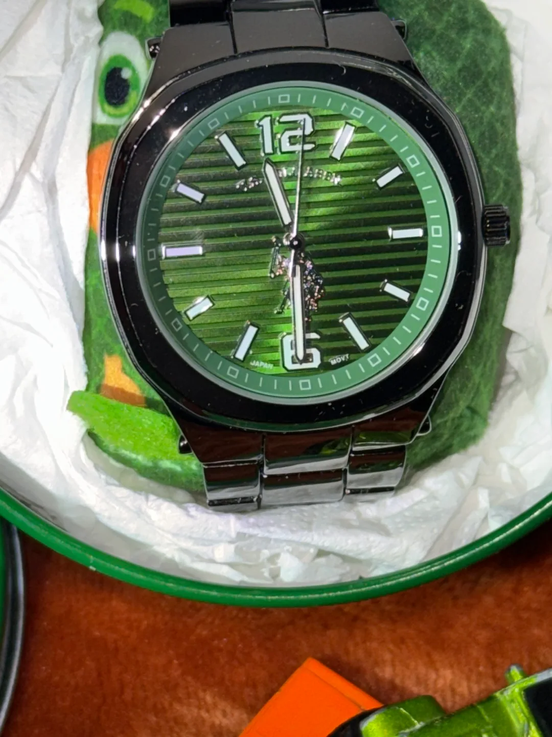 U.S. Polo Assn. Green Dial Watch