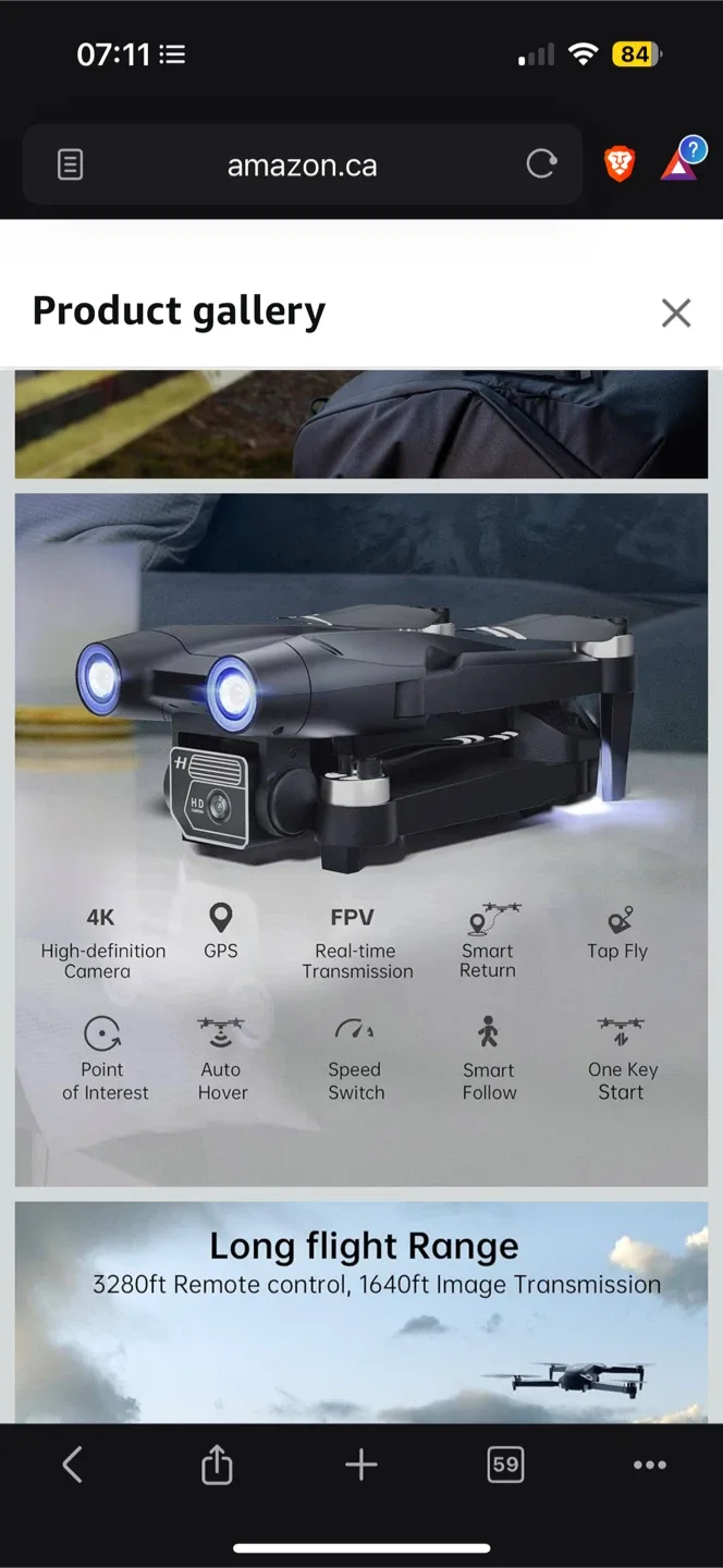 *New* $450+ X10 Pro GPS Drone with Camera image indicator(2)