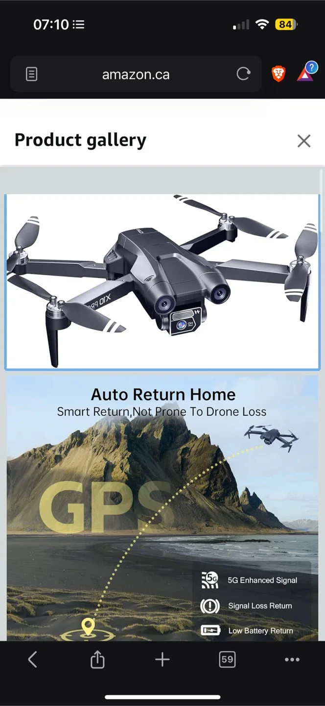 *New* $450+ X10 Pro GPS Drone with Camera image indicator(3)