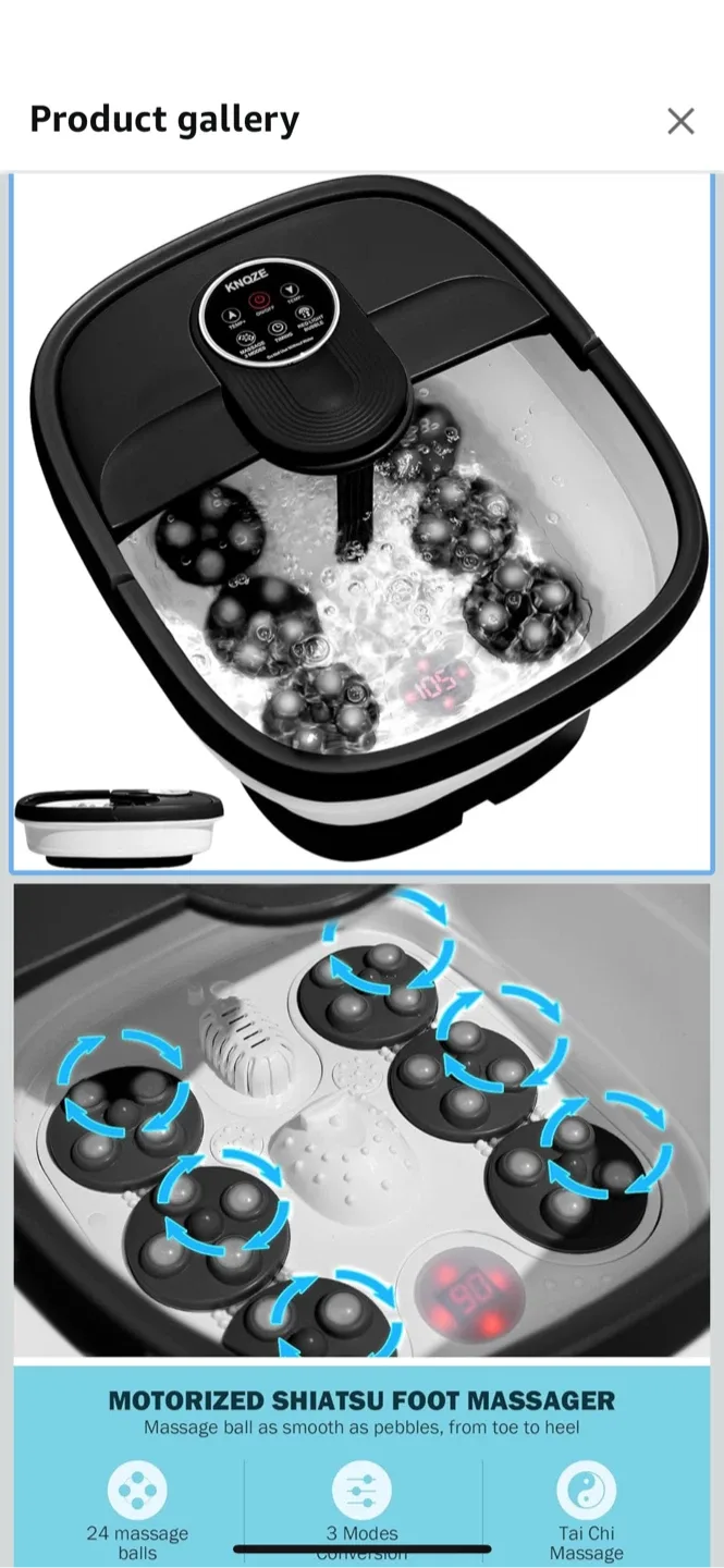 Knoze Professional Home Foot Spa MZD-02F image indicator(2)