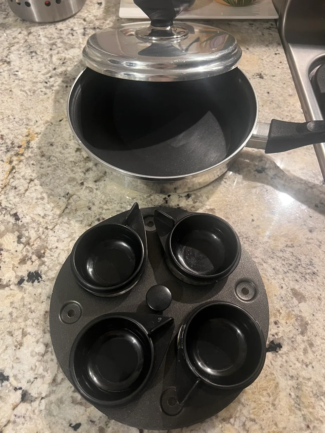 Egg Poacher Pan with Lid image indicator(3)