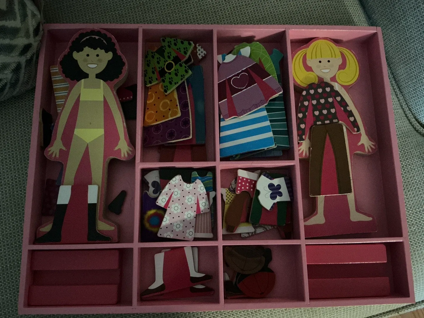 Melissa & Doug Wooden Magnetic Dress-Up Set