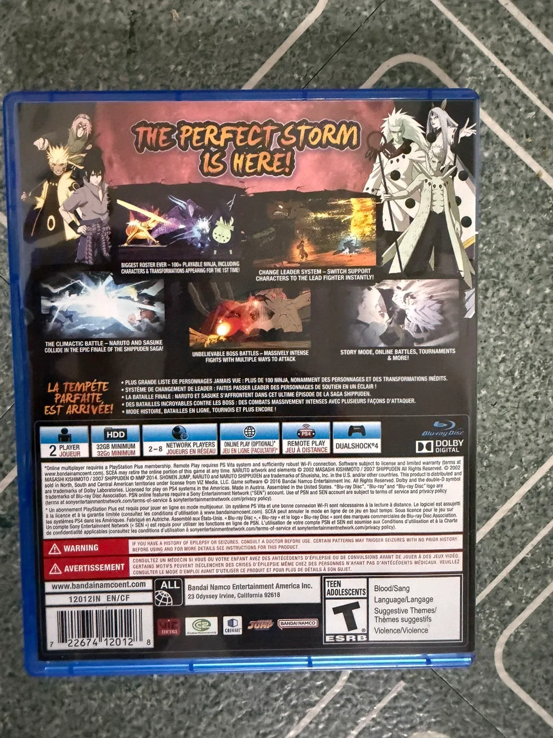 Naruto Shippuden: Ultimate Ninja Storm 4 - PS4 Game