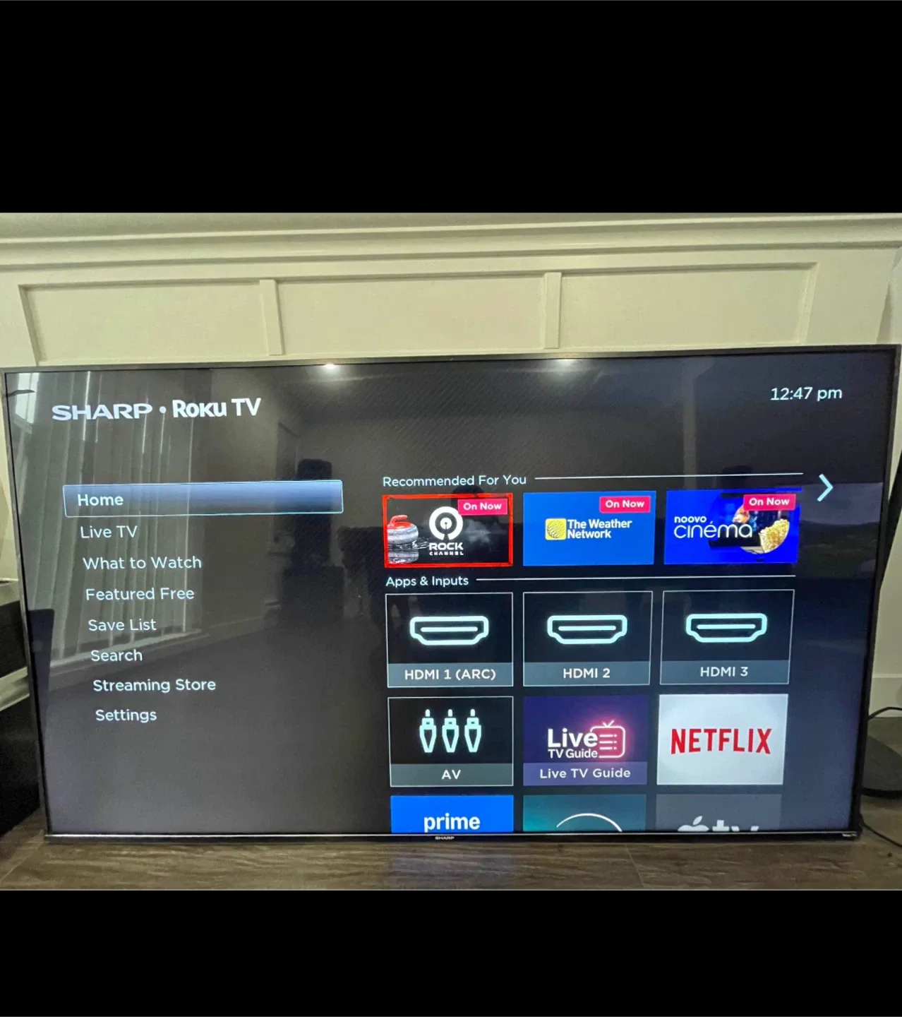TVs: Sony Bravia & Sharp Roku TV image indicator(2)