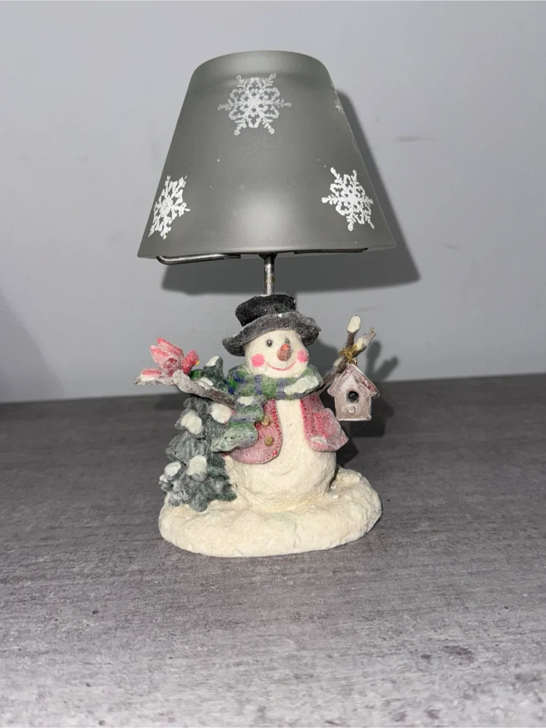 Avon Snowman Tealight Candle Holder
