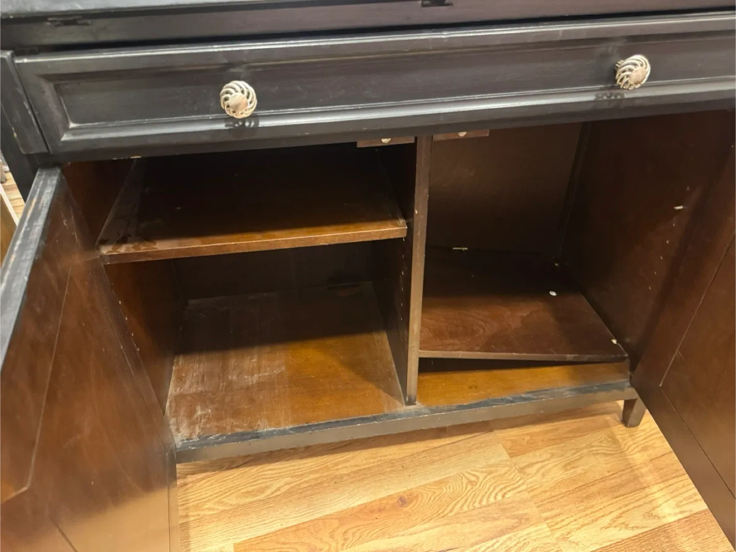 Black Secretary Desk